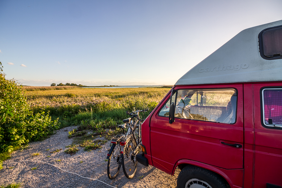 Camping mit Meerblick