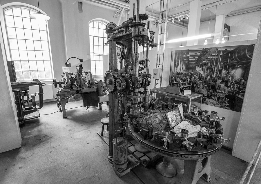 Geschichte der Automatisierung im Huskvarnamuseum